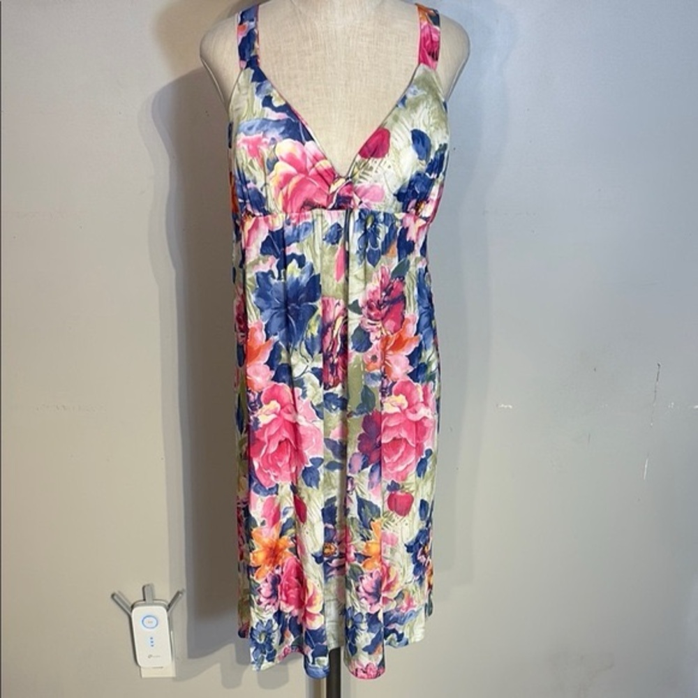 Floral Sleeveless Dress - Multicolor NWT size XXL